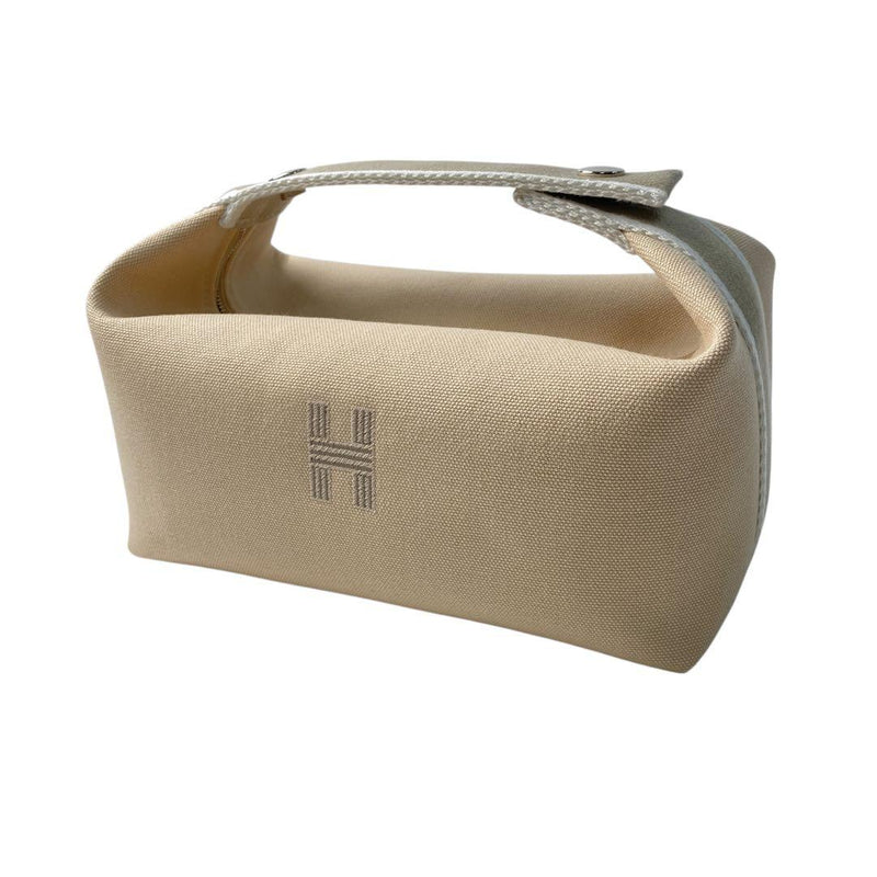 Hermes Brides A Brac Pm Pouch Toiletry Bag Canvas Natural Beige