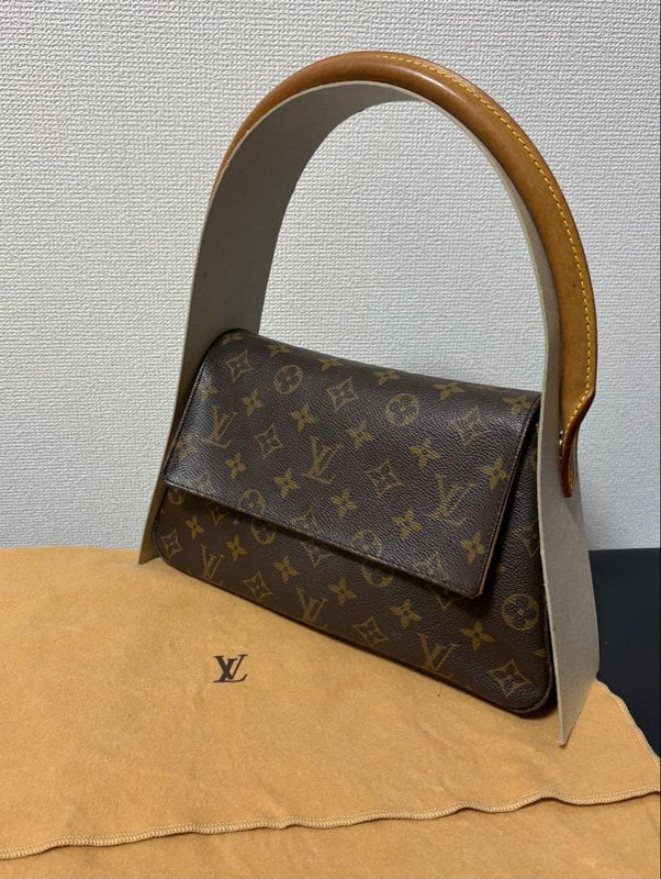 Louis Vuitton Mini Looping MI0021 Shoulder Bag Monogram Canvas