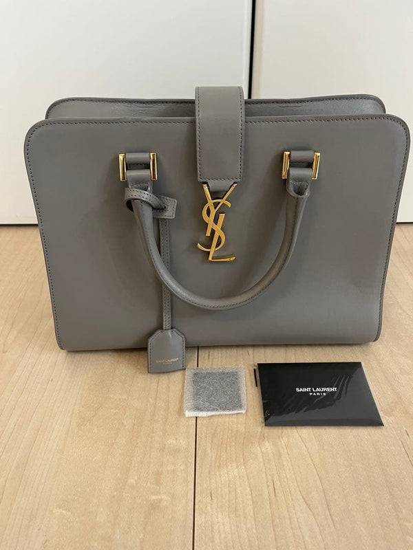 Saint Laurent Cabas Handbag Shoulder Bag Leather