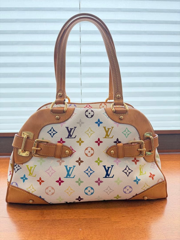Louis Vuitton Multicolor Claudia Handbag Shoulder Bag Leather