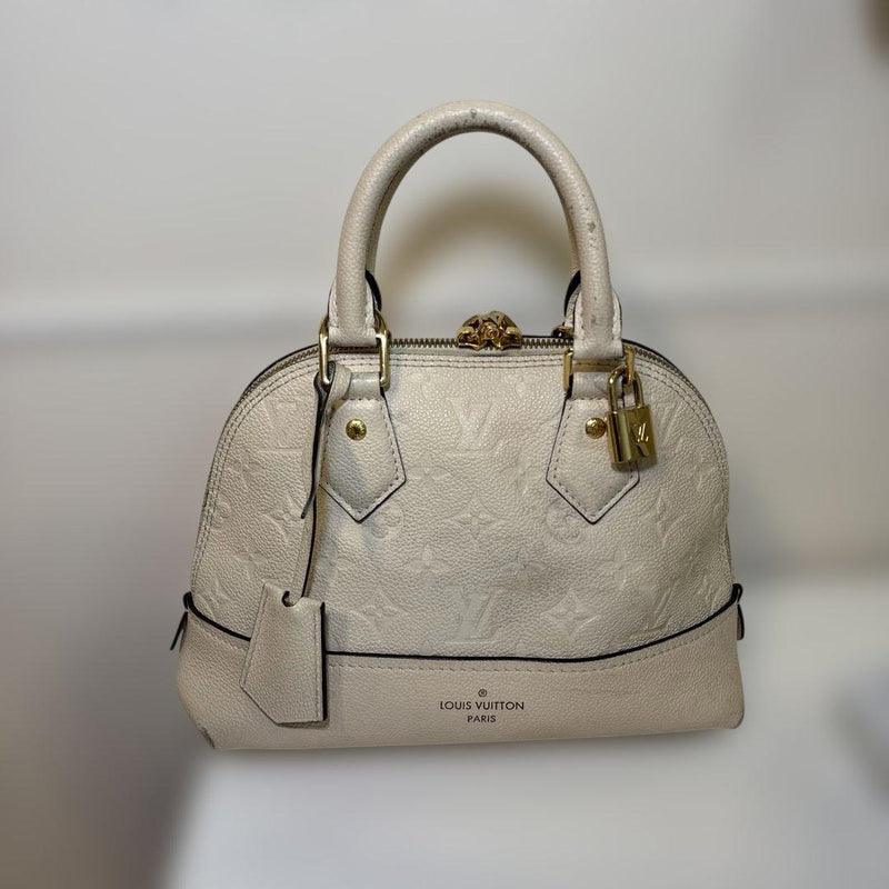 Louis Vuitton Neo Alma Bb Handbag Empreinte Cream Gold Hardware