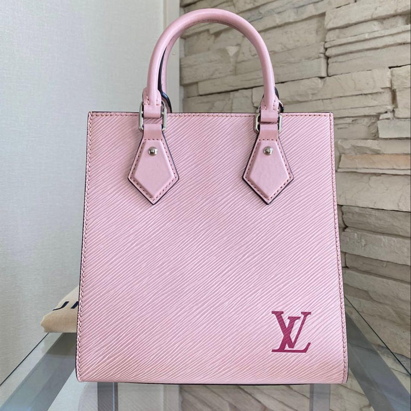 Sac Plat Bb M58659 Handbag Epi Leather Rose Ballerine