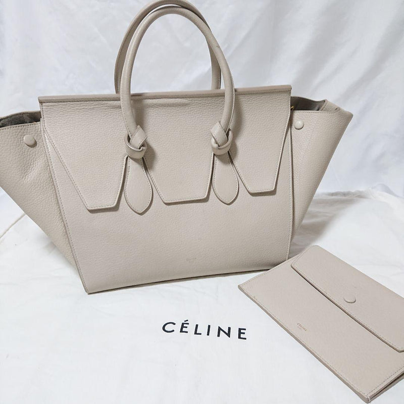 Celine Tie Bag Handbag Tote Leather