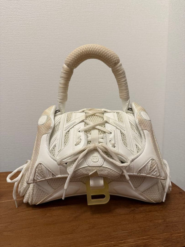 Balenciaga Sneakerhead Top Handle Bag Black Leather