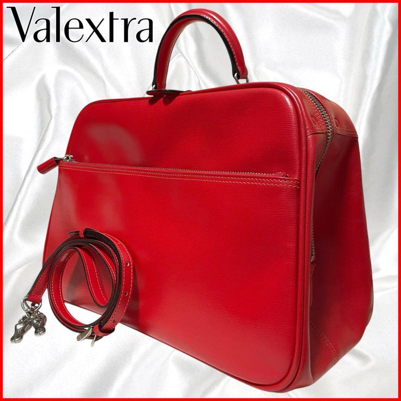 Serie S Large Handbag Shoulder Bag Calfskin Red