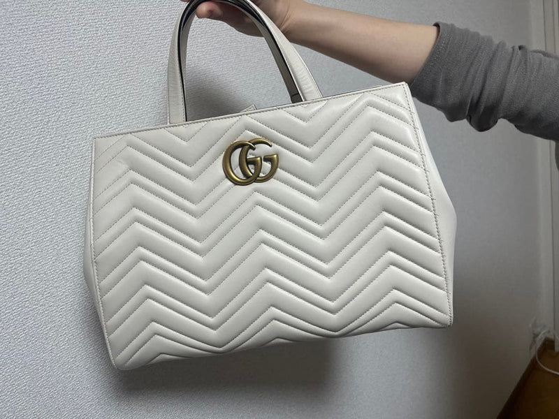 Gucci Gg Marmont Shoulder Crossbody Handbag Leather