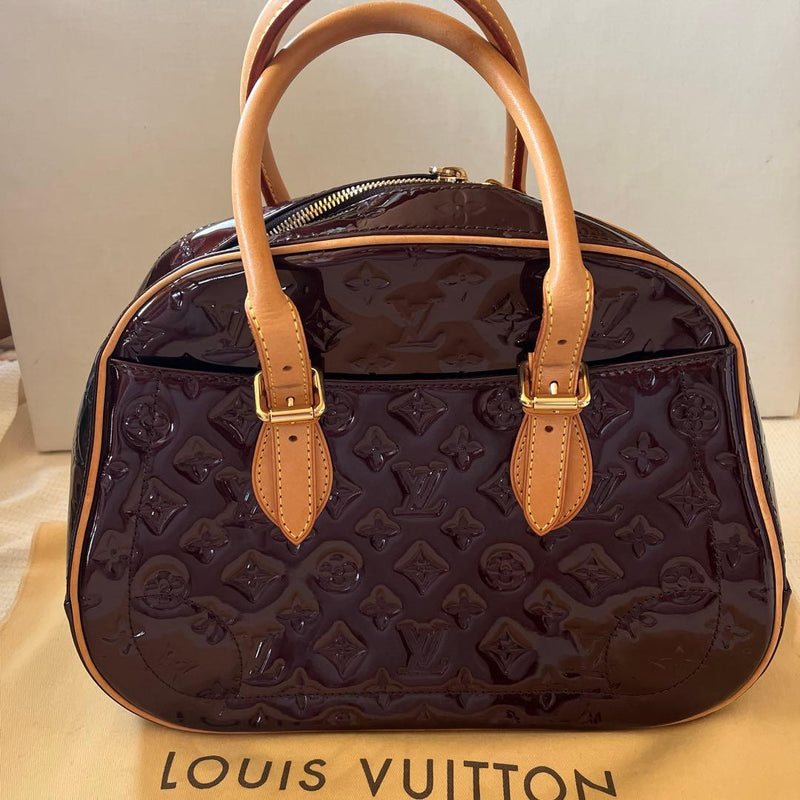 Louis Vuitton Vernis M93516 Summit Drive Mv Amarant Shoulder Bag Brown
