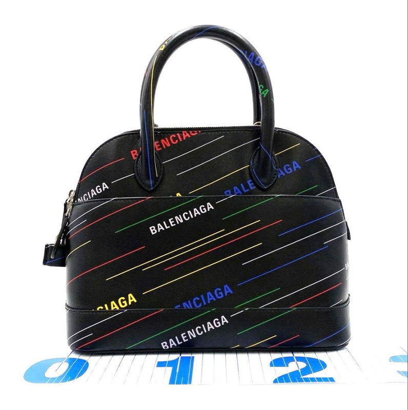 Balenciaga Handbag Tote Bag Black Leather Shoulder Strap