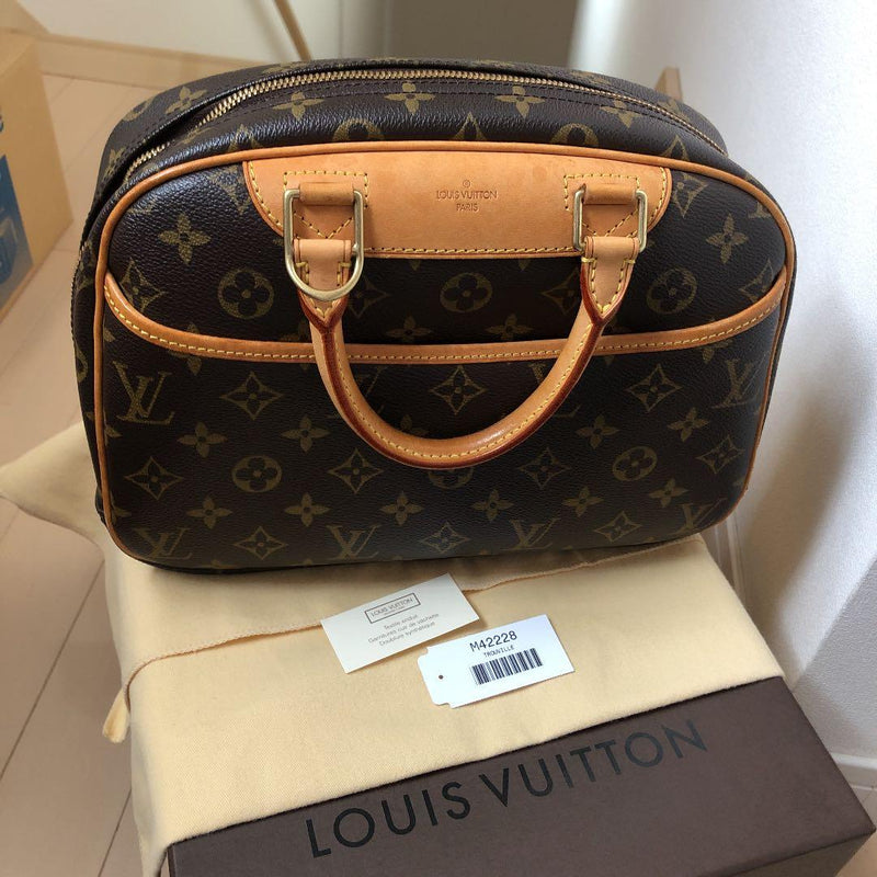 Louis Vuitton Monogram Deauville Handbag Tote Bag