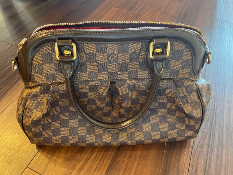 Louis Vuitton Damier Ebene Canvas Shoulder Bag Handbag