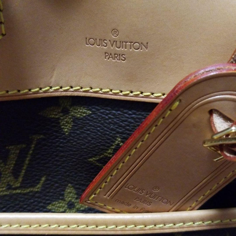 Louis Vuitton Deauville Monogram Handbag Coated Canvas