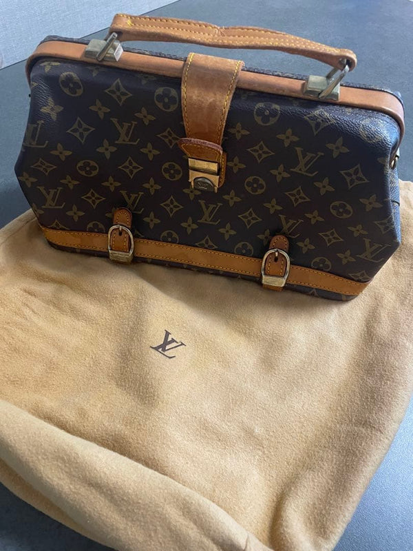 Louis Vuitton Handbag Leather Boston Bag