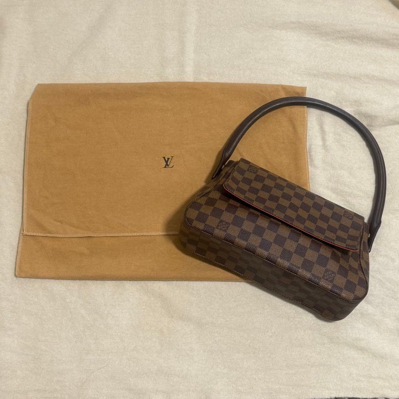 Louis Vuitton Damier Mini Looping N51158 Shoulder Bag Handbag