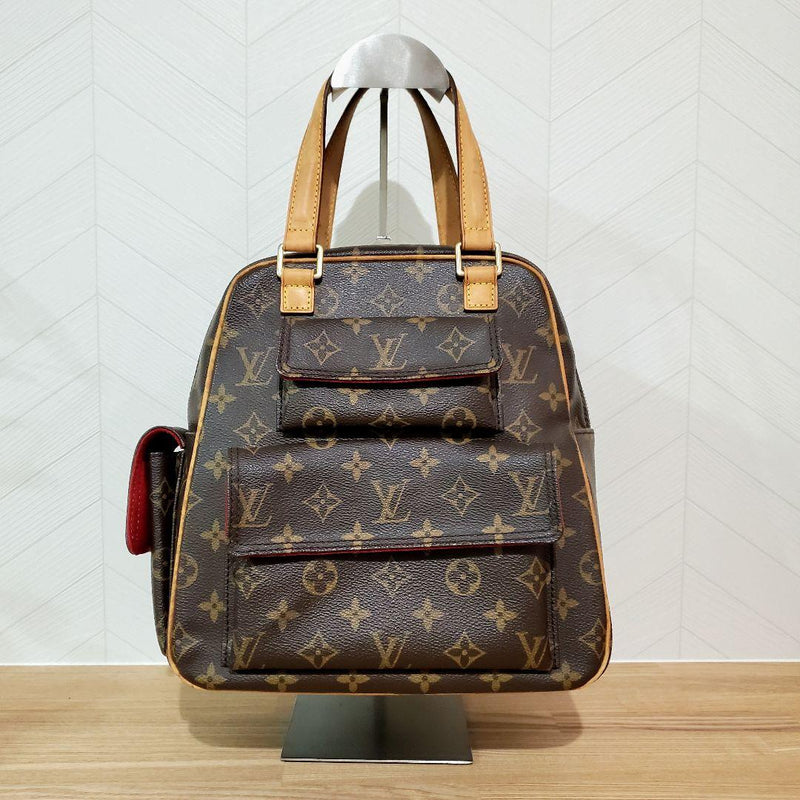 Louis Vuitton Excentri-cité M51161 Handbag Monogram Brown Leather