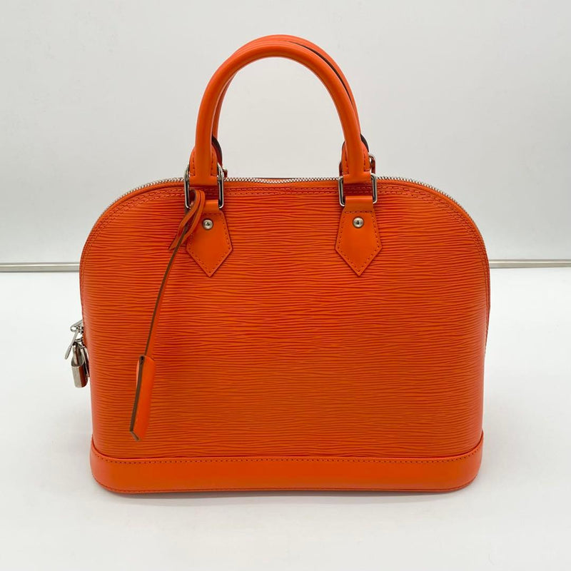 Louis Vuitton Alma Pm Handbag Epi Leather Orange