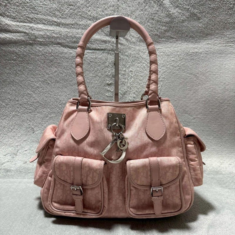 Trotter Romantique Handbag Pink Canvas