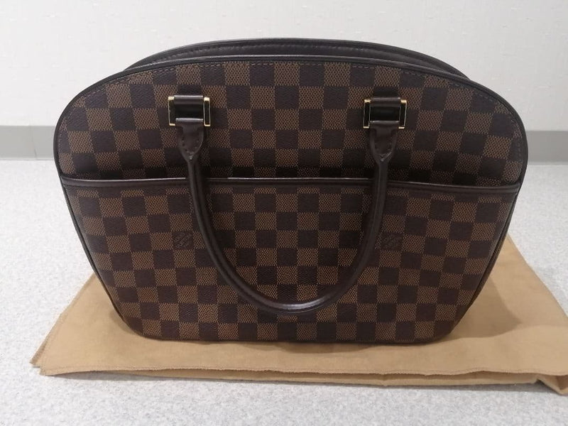 Louis Vuitton Damier Saleya Horizontal N51282 Handbag Brown Canvas
