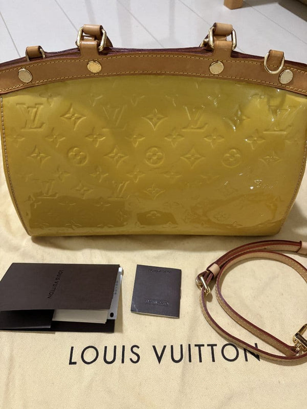 Louis Vuitton Brea Mm Monogram Vernis 2-Way Handbag Shoulder Bag