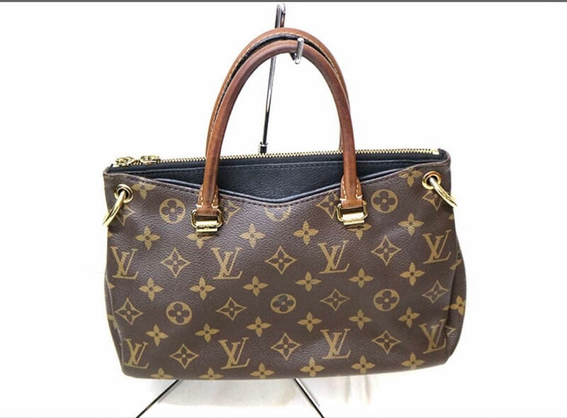 Louis Vuitton Pallas Bb SN4135 Handbag Monogram Canvas Brown