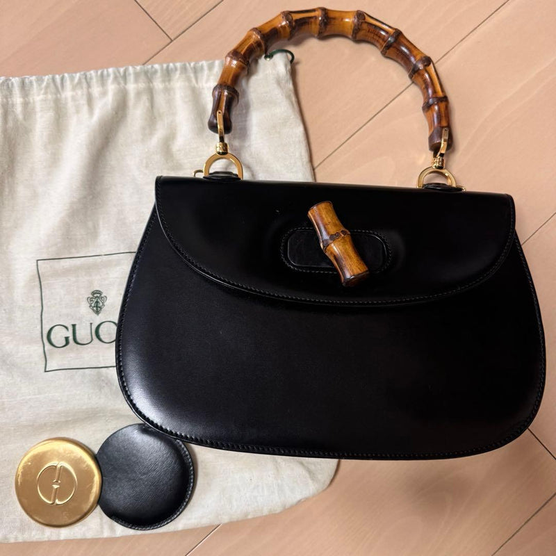 Gucci Bamboo 1947 Mini Handbag Leather
