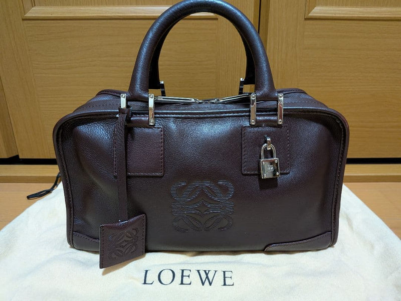 Loewe Amazona 28 311.62.001 Handbag Calf Leather Brown