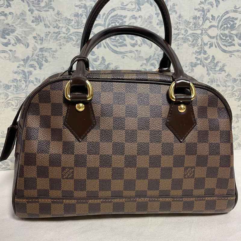 Louis Vuitton Damier Duomo N60008 Handbag Pvc Brown Gold Hardware