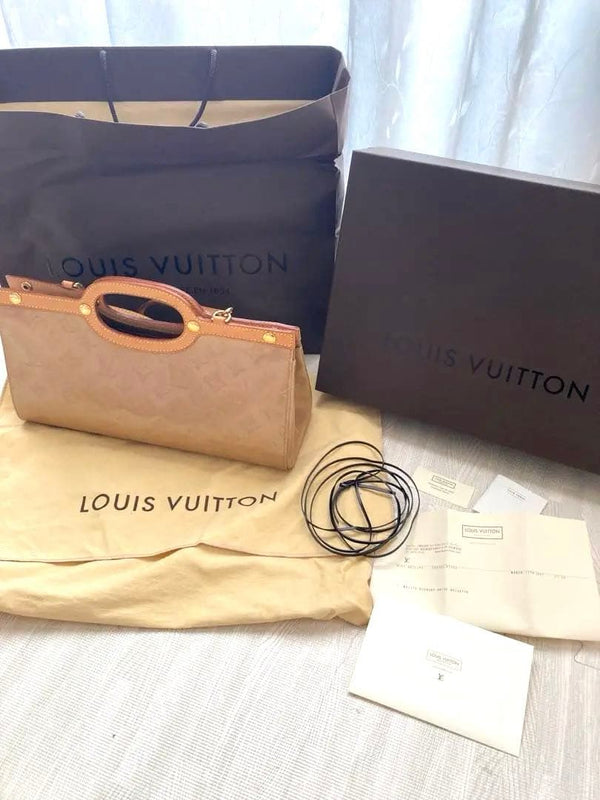 Louis Vuitton Vernis Roxbury Drive M91989 Shoulder Bag Noisette