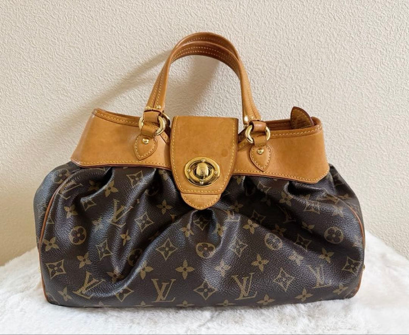 Louis Vuitton Boétie Pm Handbag Monogram Canvas Leather