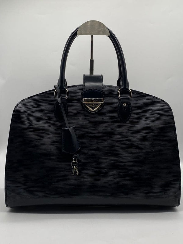 Louis Vuitton Epi Pont Neuf Handbag Leather Black