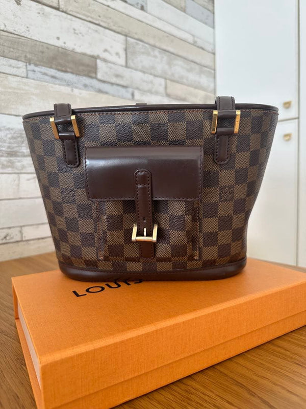 Louis Vuitton Damier Manosque Pm Tote Bag Handbag