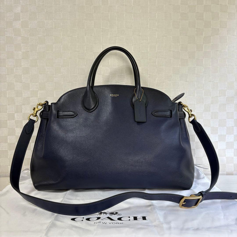 Coach Soft Empire Carryall 40 Handbag Tote Shoulder Bag Leather