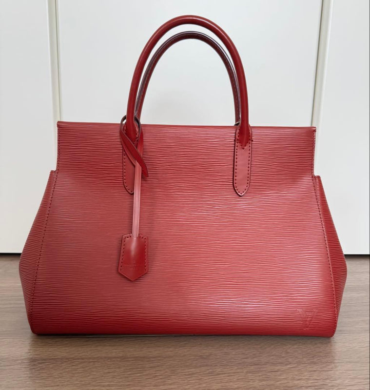 Louis Vuitton Epi Marly Mm Handbag Shoulder Bag Fuchsia