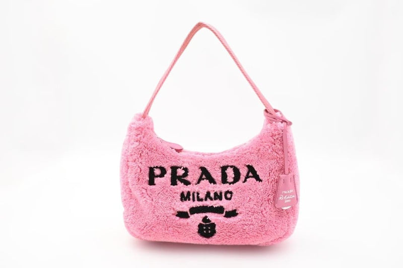 Prada Re-edition 2000 Mini Terry Bag 1NE515 Handbag Pink