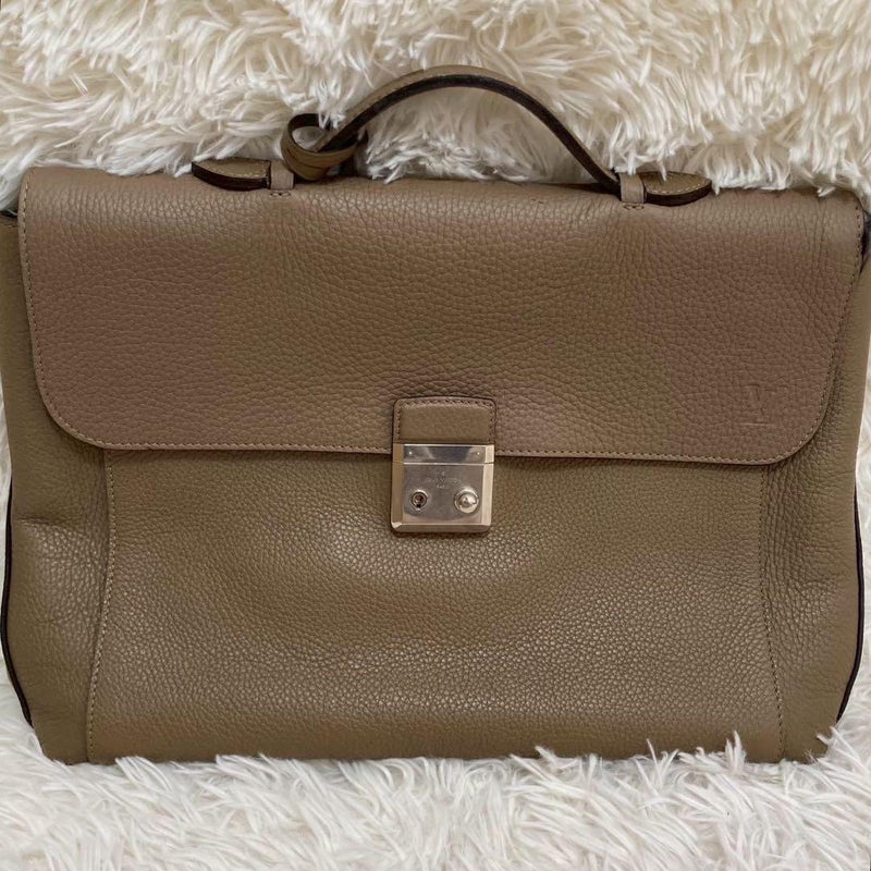 Louis Vuitton Doriant Taurillon Leather Tote Bag Briefcase