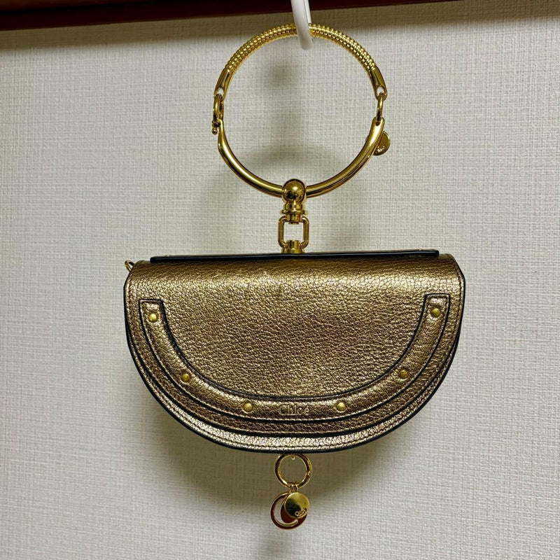 Nile Mini Handbag Crossbody Shoulder Bag Bronze Gold