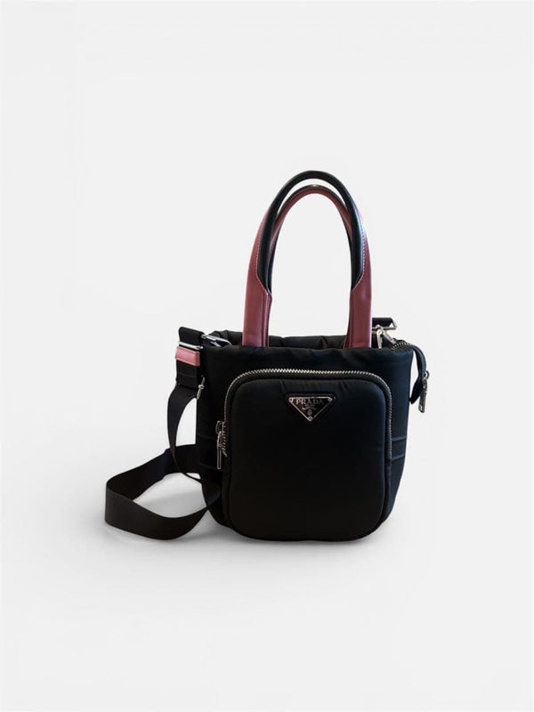 Prada Handbag Nylon Black