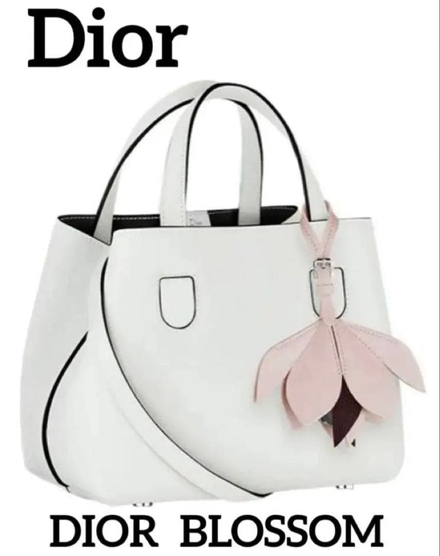 Dior Dior Blossom Handbag Shoulder Bag Leather Flower Charm