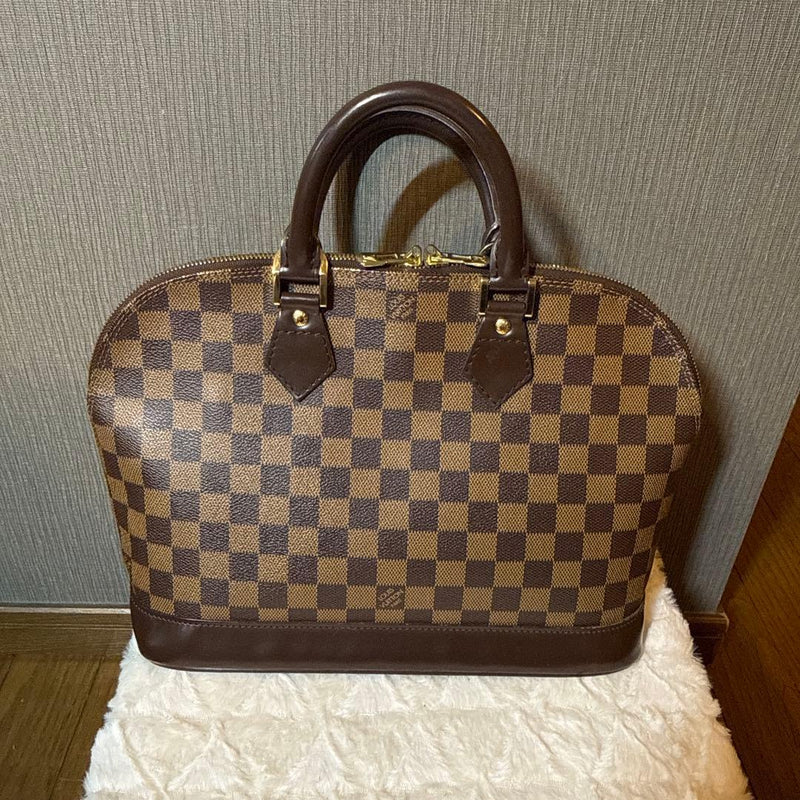Louis Vuitton Alma FL0094 Handbag Monogram Canvas