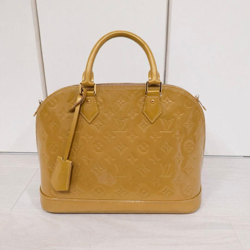 Vernis Alma Handbag Patent Leather Tote Bag