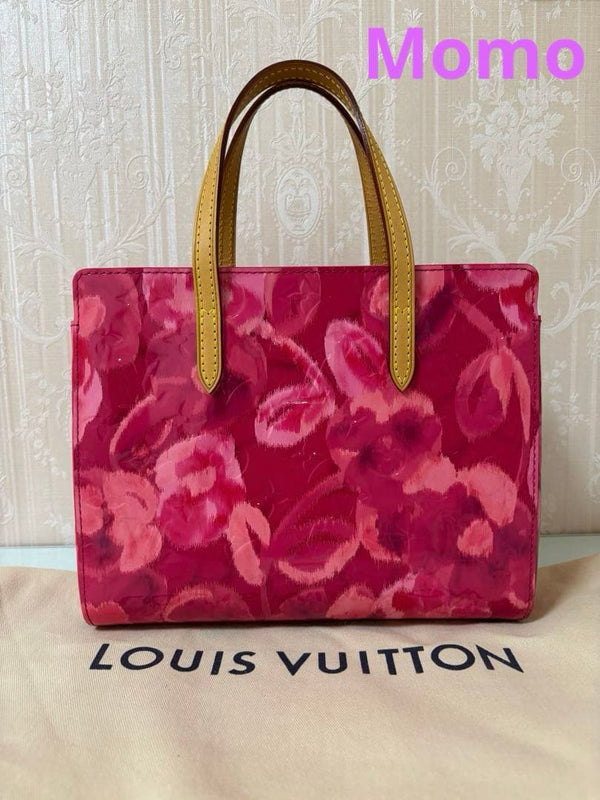 Louis Vuitton Vernis Ikat Flower Catalina Bb Shoulder Bag Rose Indien