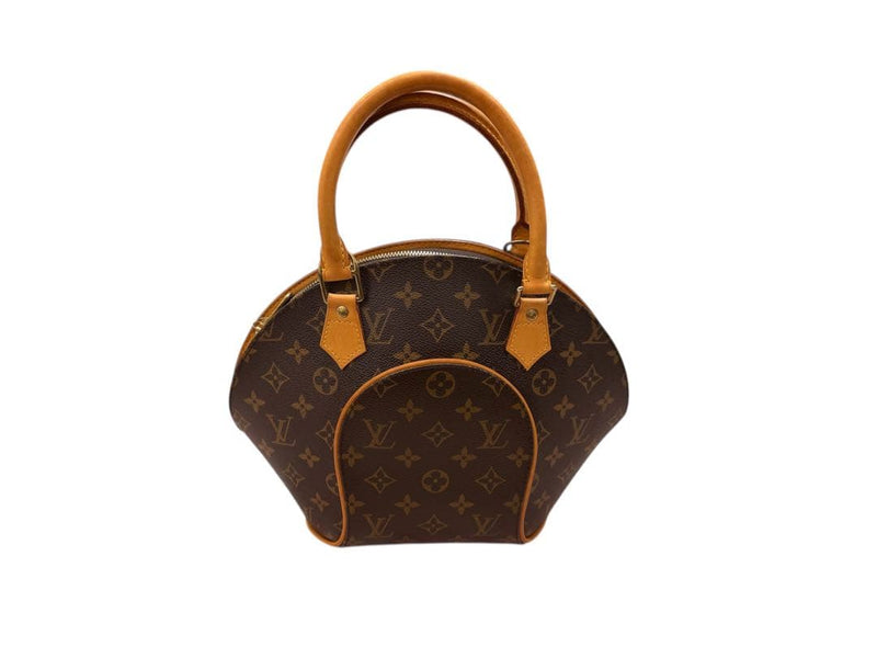 Louis Vuitton Ellipse Pm Handbag Monogram Canvas Brown Leather