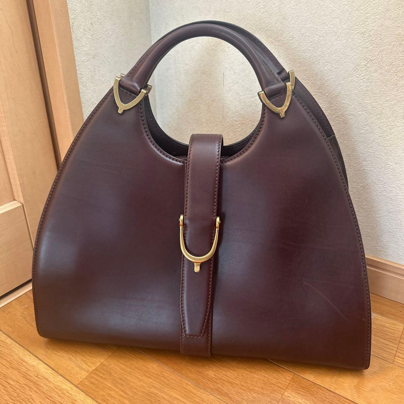 Gucci Stirrup Handbag Leather Shoulder Bag