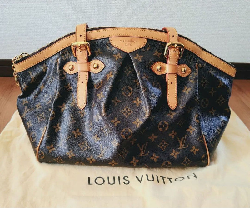 Louis Vuitton Monogram Tivoli Gm SP5101 Handbag Canvas Brown
