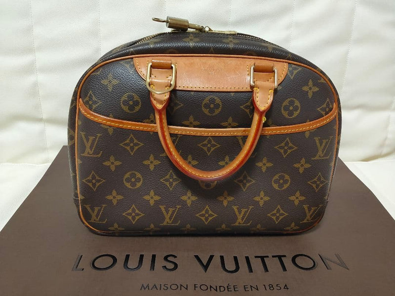 Trouville M42228 Handbag Monogram Canvas Gold Hardware