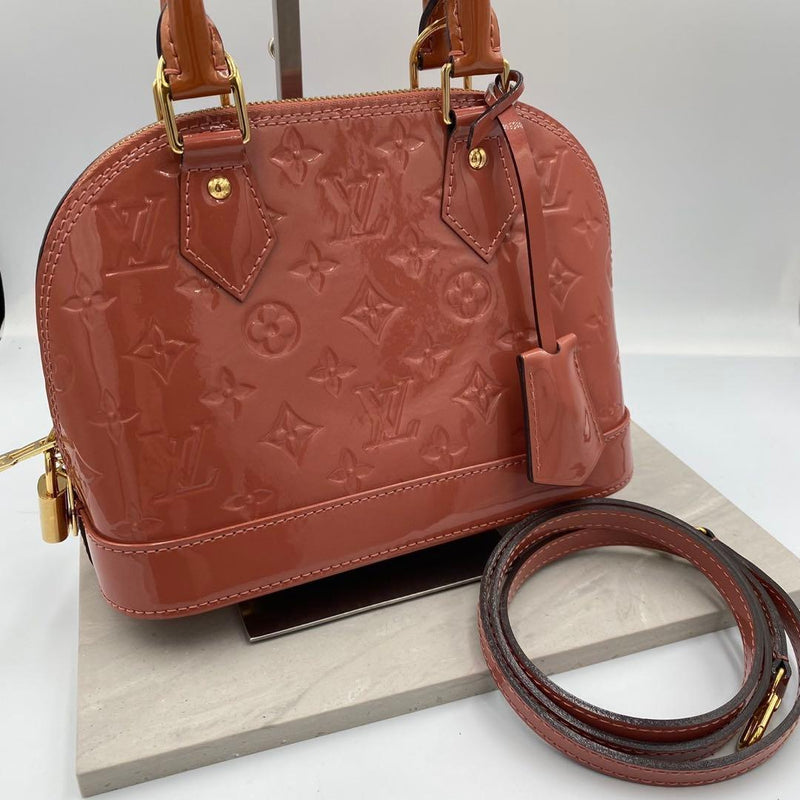 Alma Bb M94769 Handbag Shoulder Bag Monogram Vernis Patent Leather