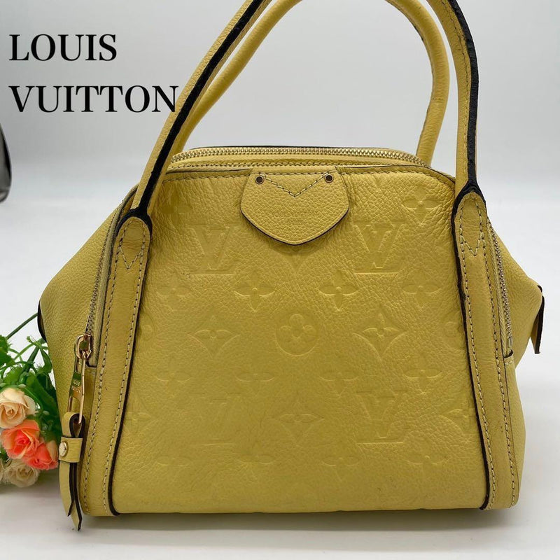 Louis Vuitton M41045 AR1164 Handbag Pvc Leather Yellow