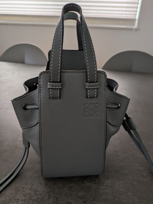 Loewe Hammock Mini Handbag Shoulder Bag Dark Gray