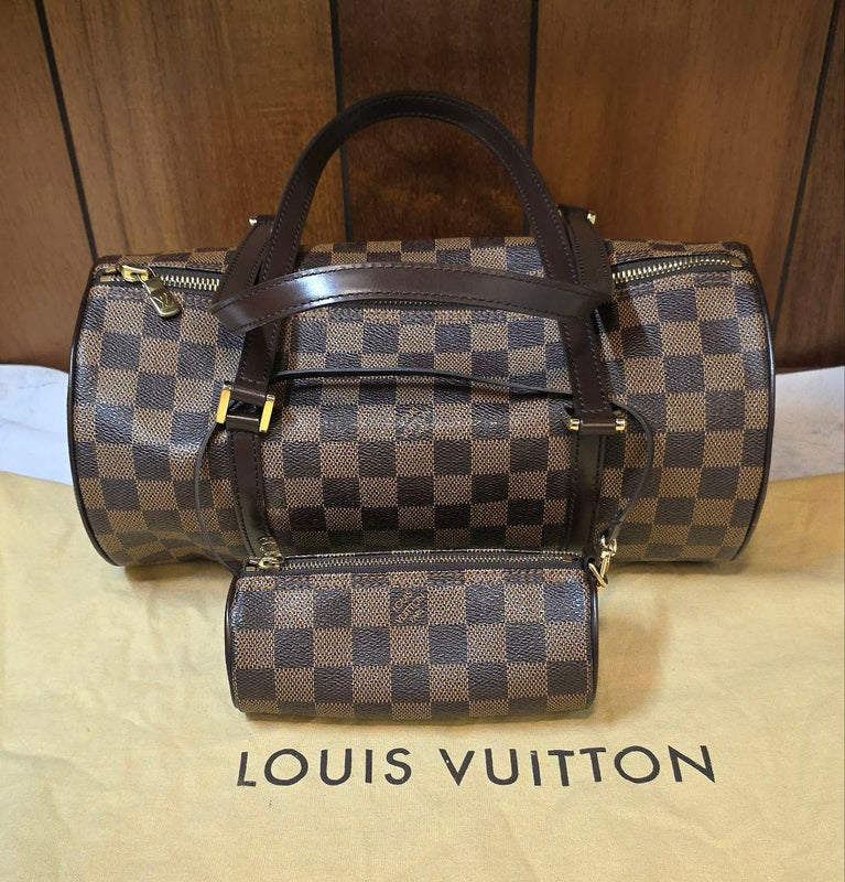 Louis Vuitton Papillon N51303 Handbag Damier Ebene Canvas