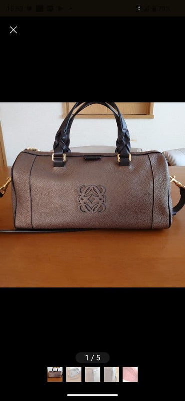 Loewe Fusta 35 Shoulder Bag Crossbody Handbag Leather