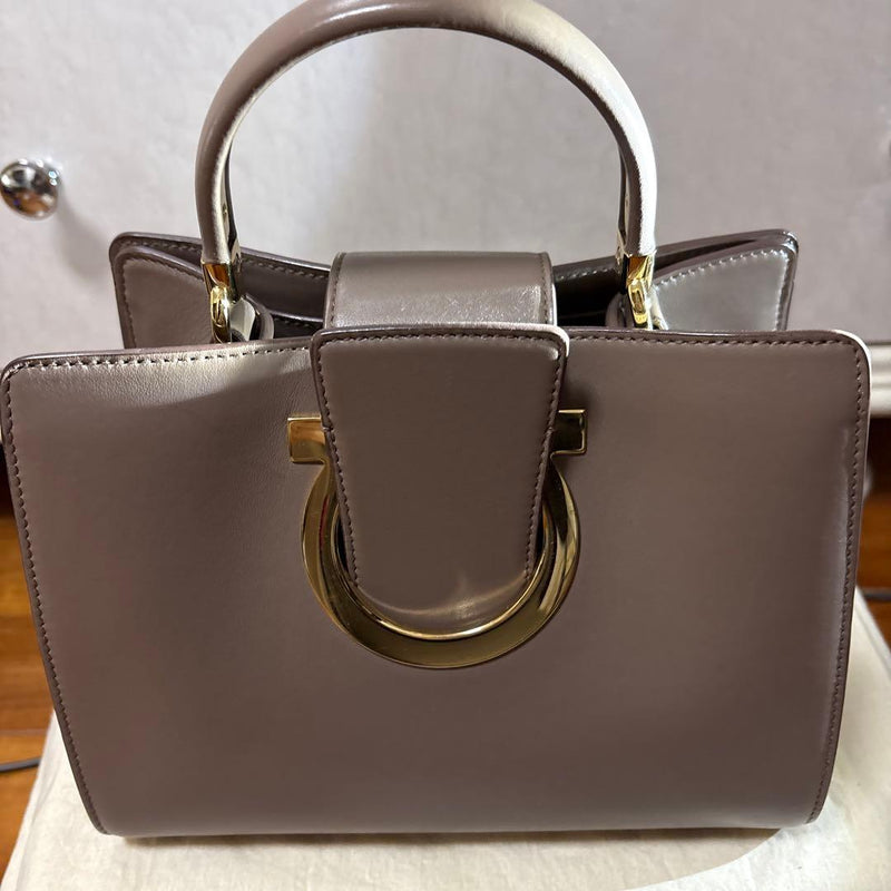 Salvatore Ferragamo Tote Bag Handbag Leather